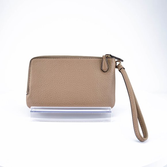COACH Tan Corner Zip Wristlet - Picture 3 of 14